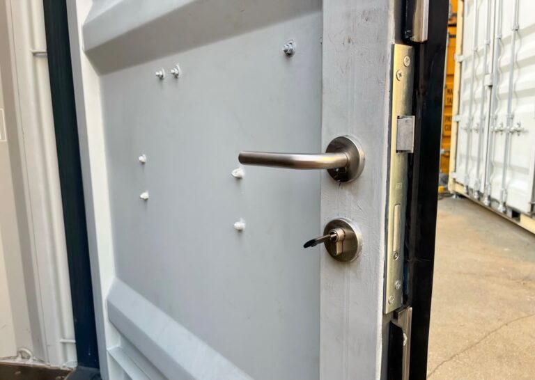 Container Door Conversion to Standard Door Opening