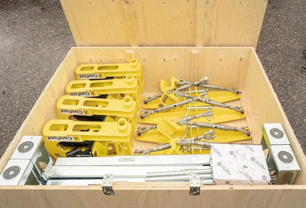 Container Transfer Legs – ConFoot CFU with Hydraulics